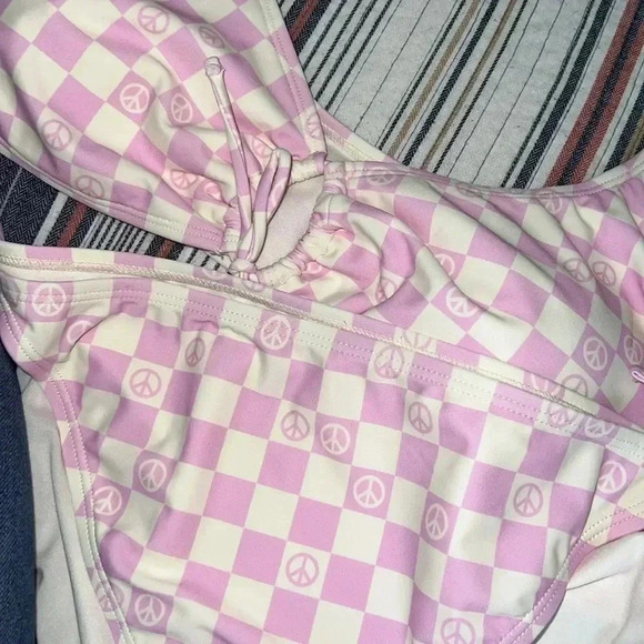 Juniors Ninety Nine Degrees Keyhole Bralette Bikini Set - Size XXL - Picture 5 of 8